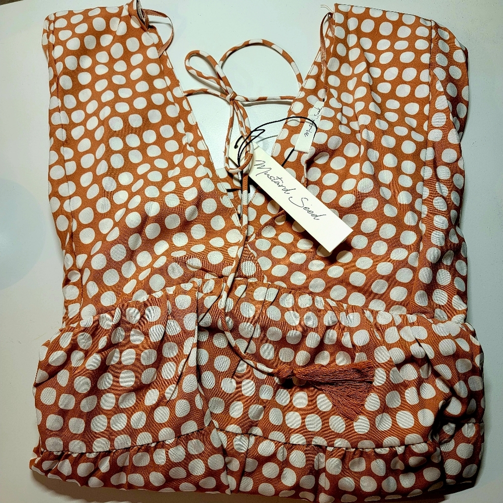 Mustard Seed NWT Polka Dot Dress - Picture 5 of 7